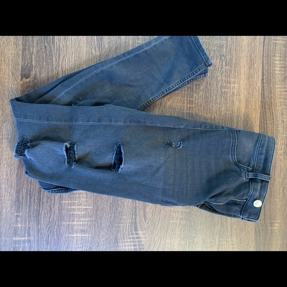 BOGO 20 Distressed black jeans
